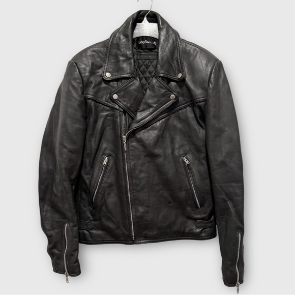 Vintage Authentic Harley-Davidson Biker Jacket Genuine Cowhide Leather Sz 42 - Picture 1 of 13